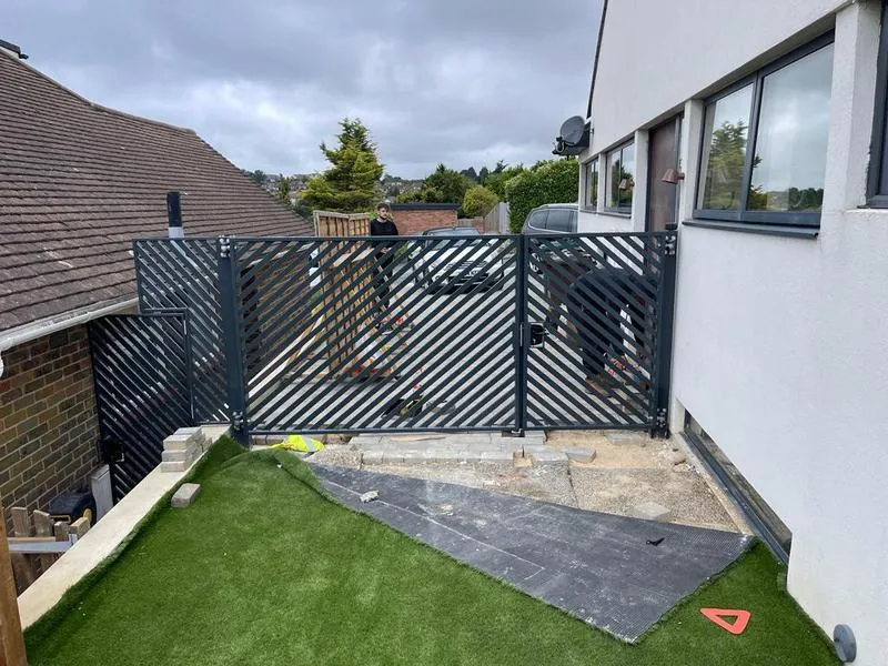 Architectural metal gates in Brighton